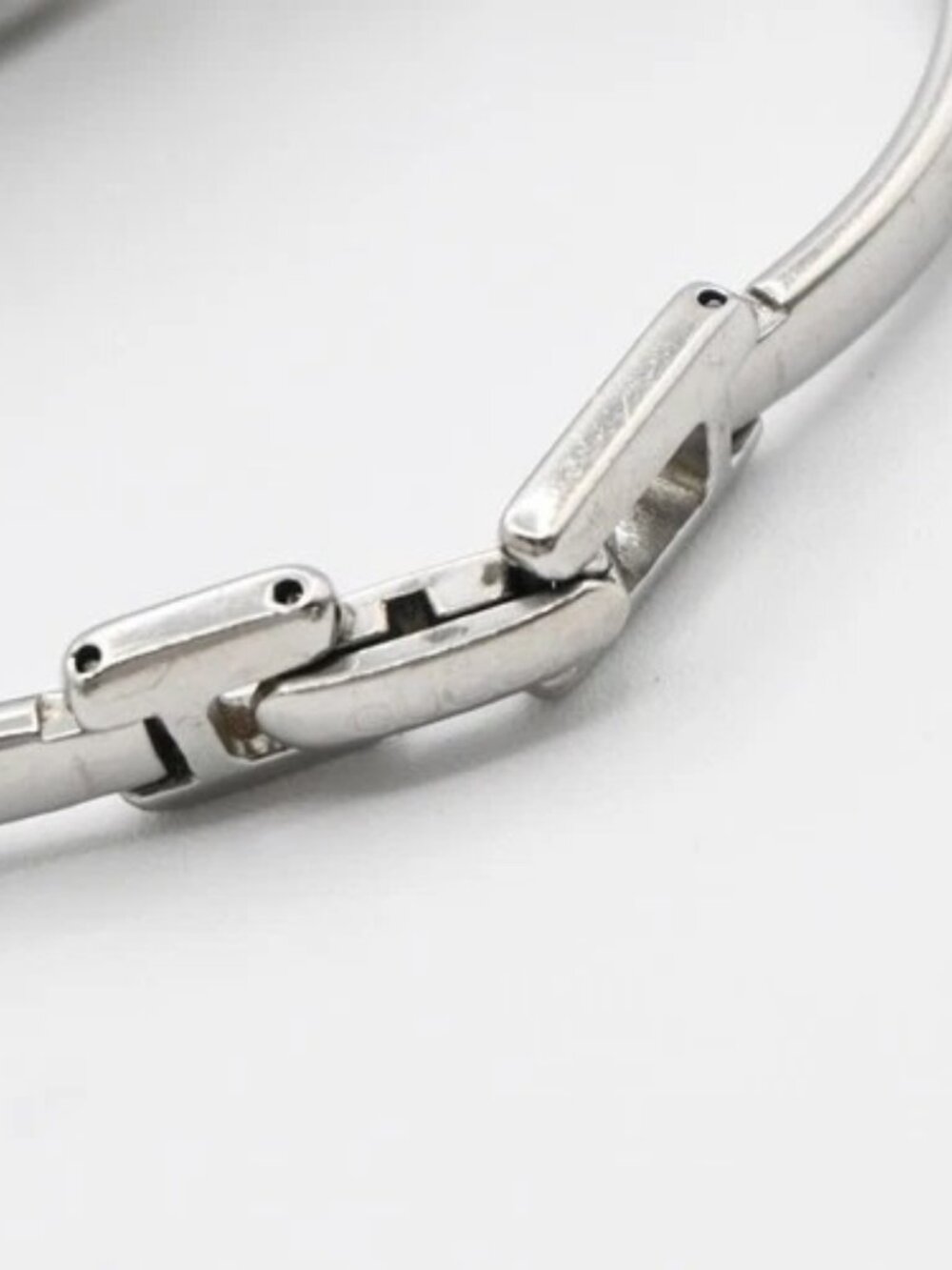 GUCCI 1400L Watch Quartz Bangle Bracelet 25 mm Stainless Steel Silver 02LC586 - Picture 10 of 16